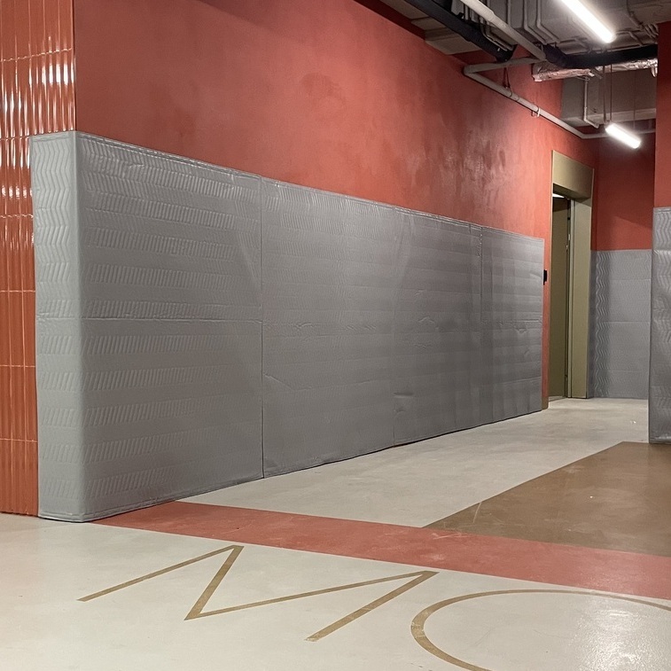 Защита лифта панелями