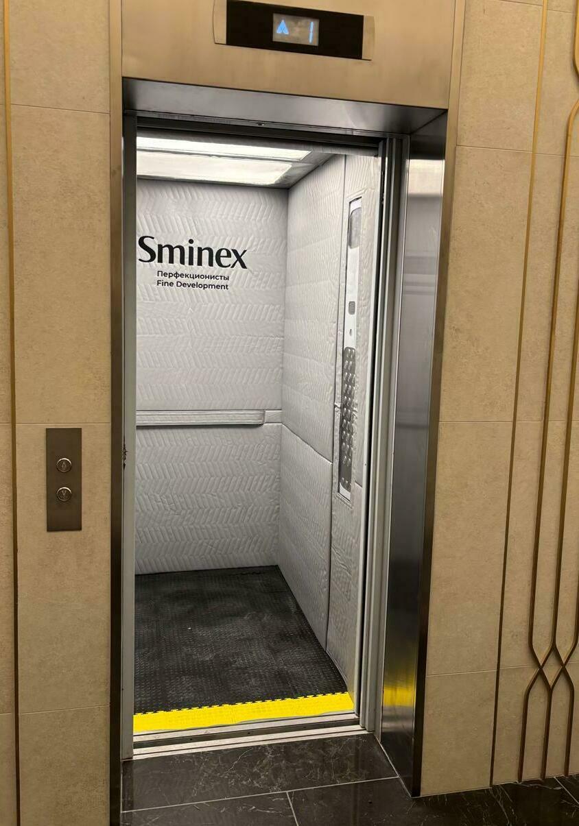 Защита лифта панелями