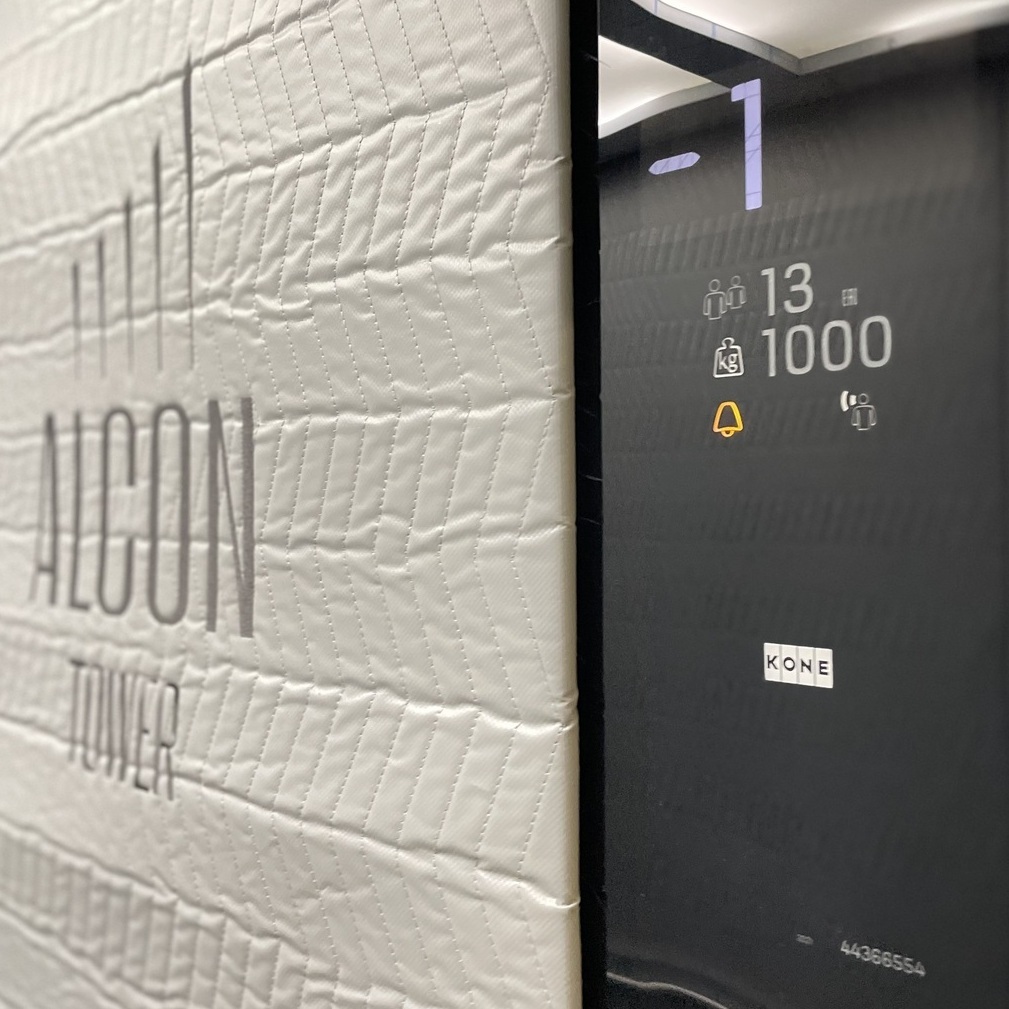 Защита лифта панелями