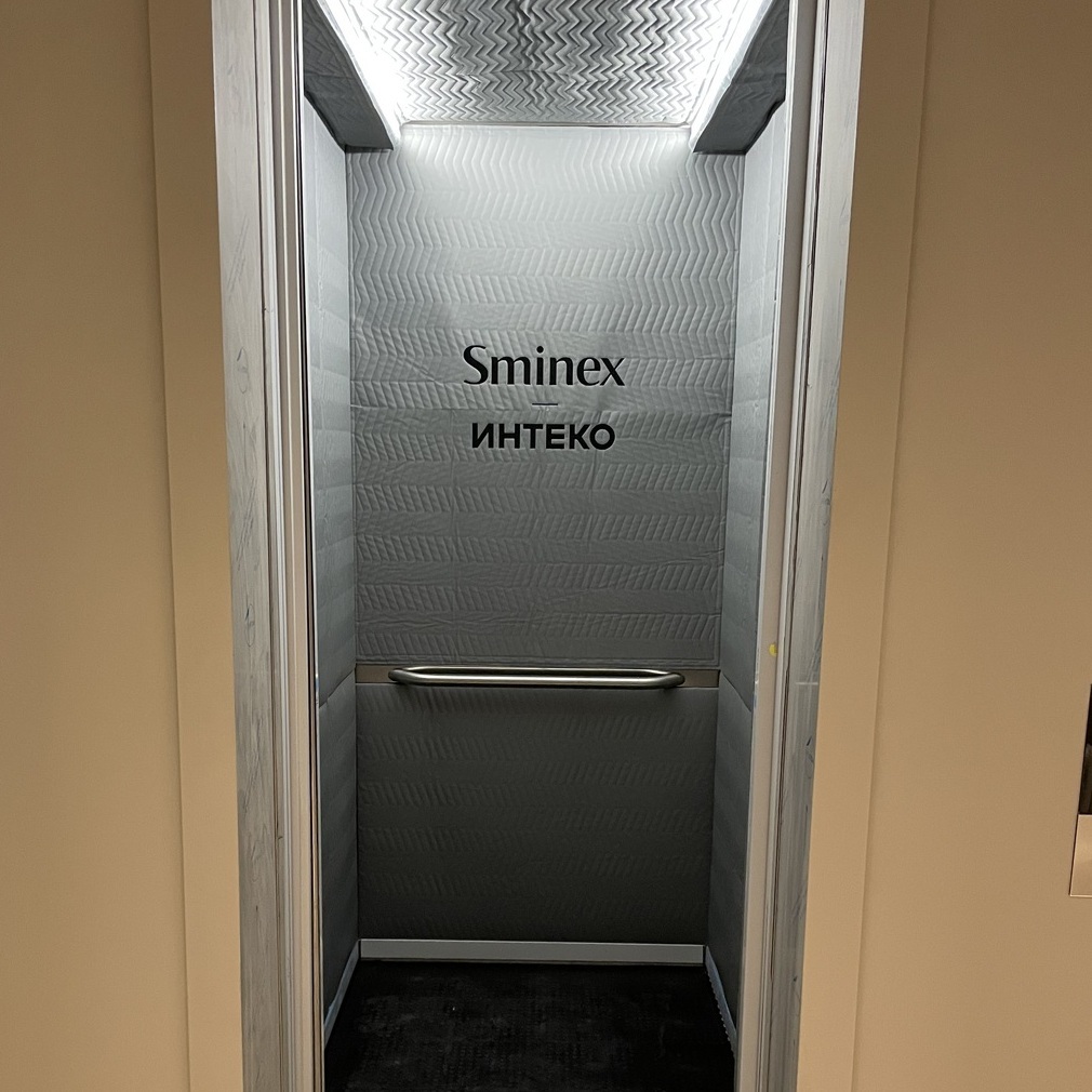 Защита лифта панелями