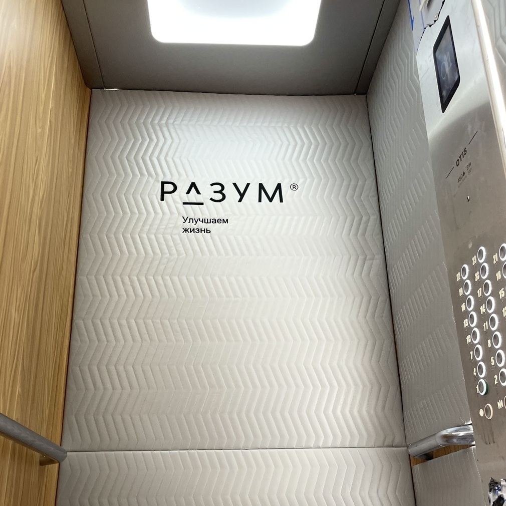 Защита лифта панелями