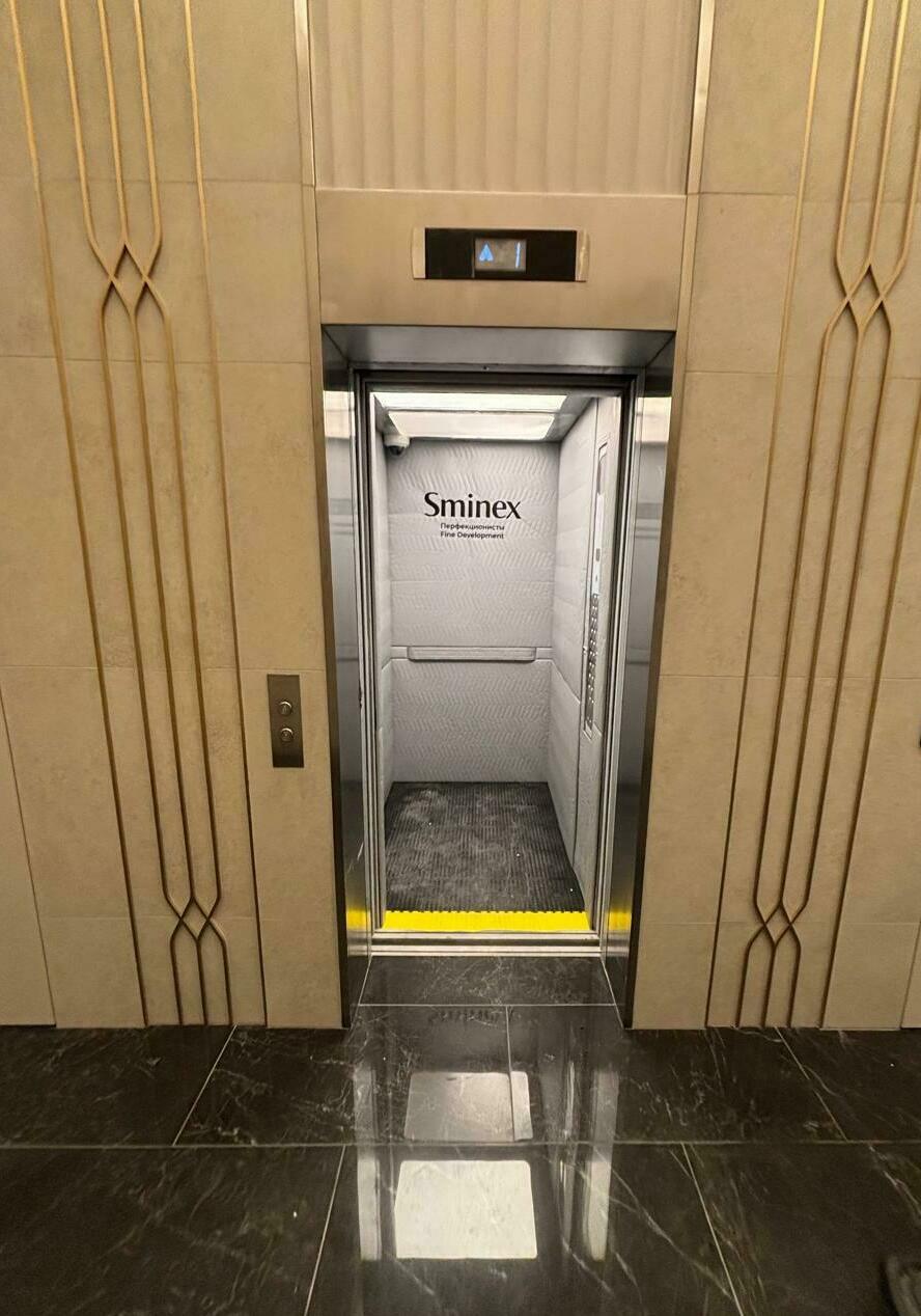 Защита лифта панелями