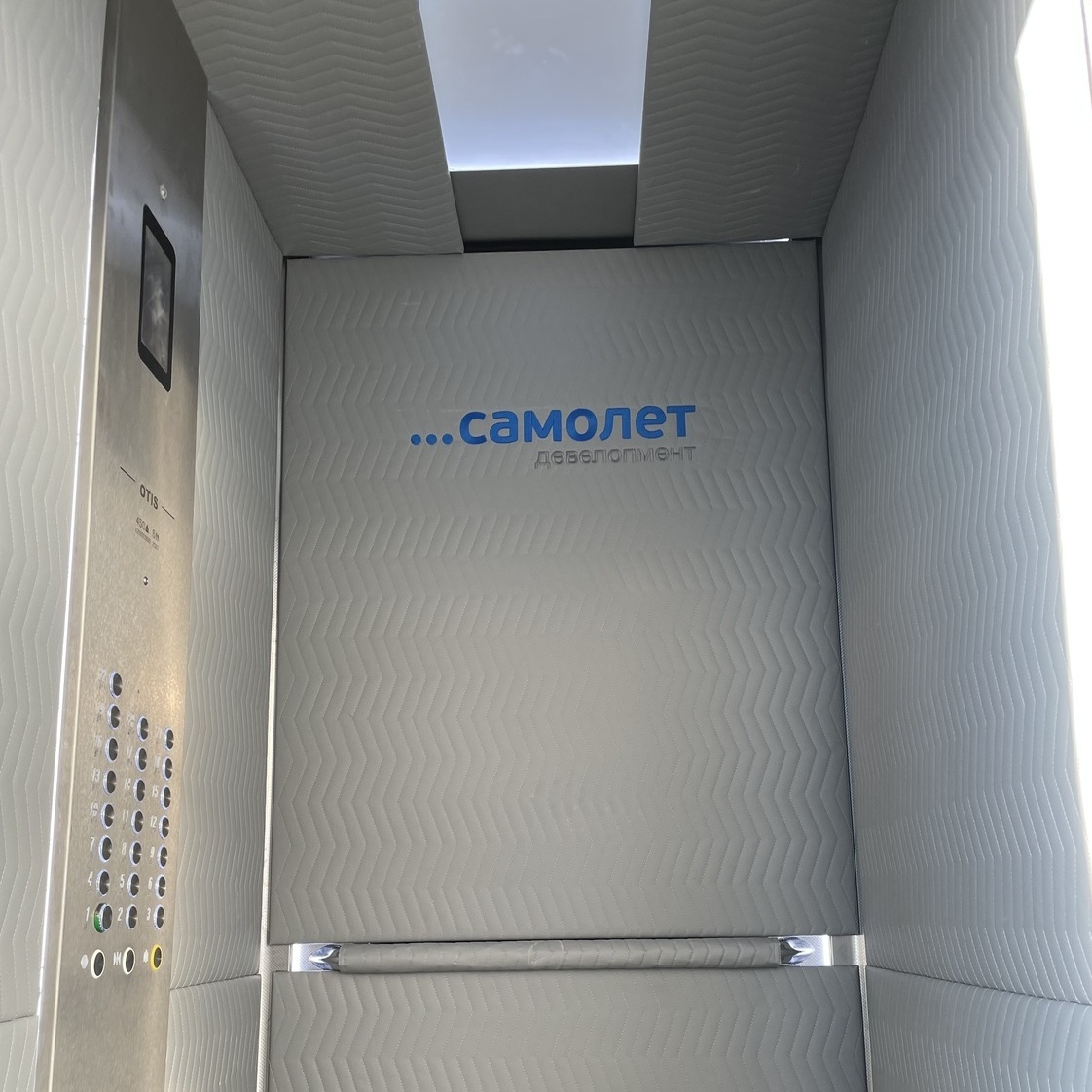 Защита лифта панелями