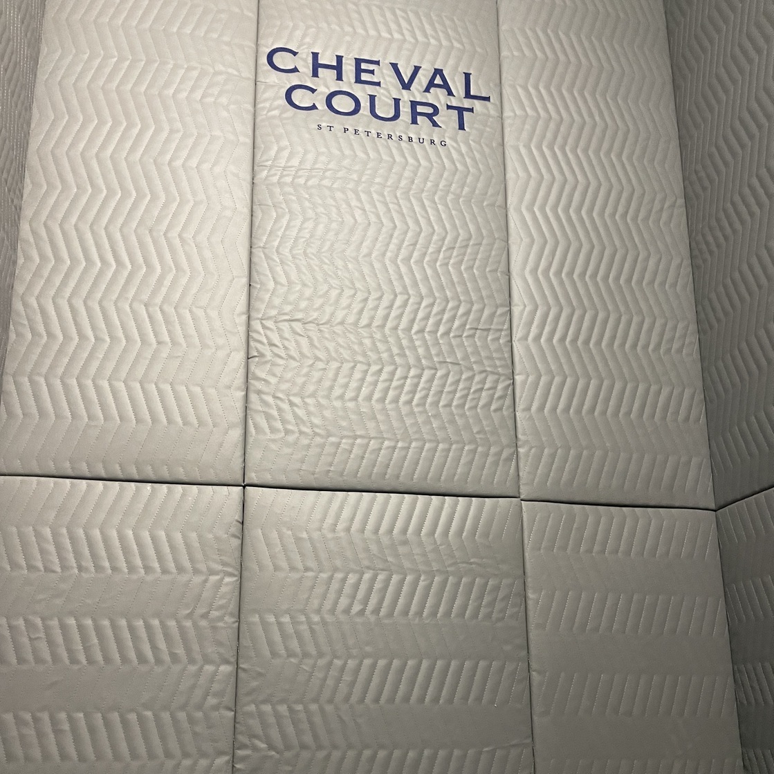 Защита лифта панелями  Коверлифт 