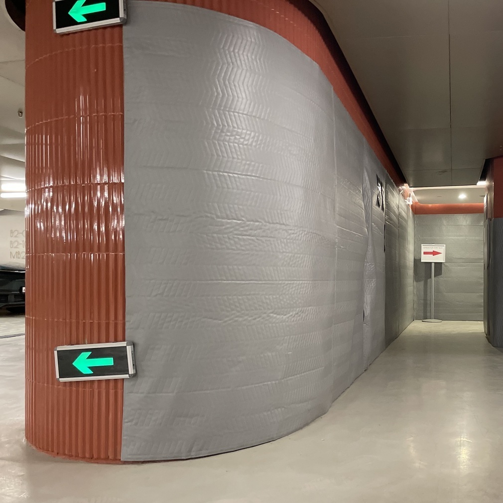 Защита лифта панелями